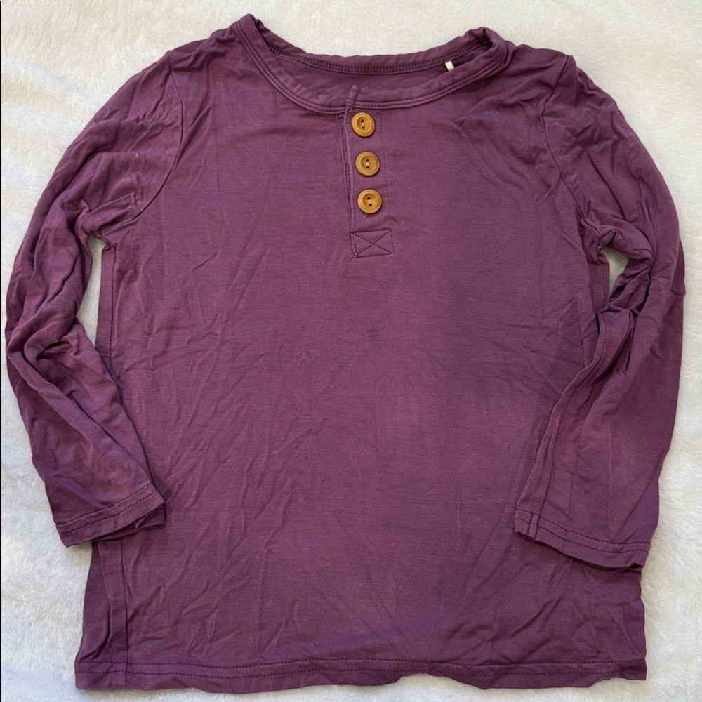 Purple Long Sleeve Kids Tee